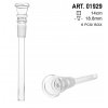 Amsterdam | Glass Chillum- Socket:18.8mm- small hole- L:14cm