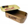 RAW Wooden Cache Box With Tray Lid 27.5 x 17.5 x 7 cm