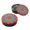 ClickClack Box Black Leaf Mandala red