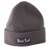 black leaf beanie logo patch anthrazit 551576 36