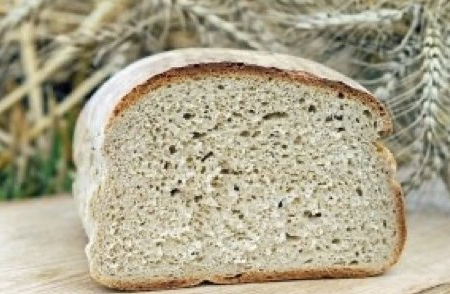 Hemp bread with hemp seeds