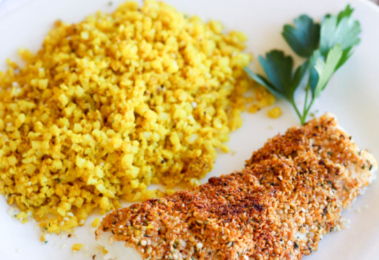 Hemp Seed Crusted Baked Cod Recipe