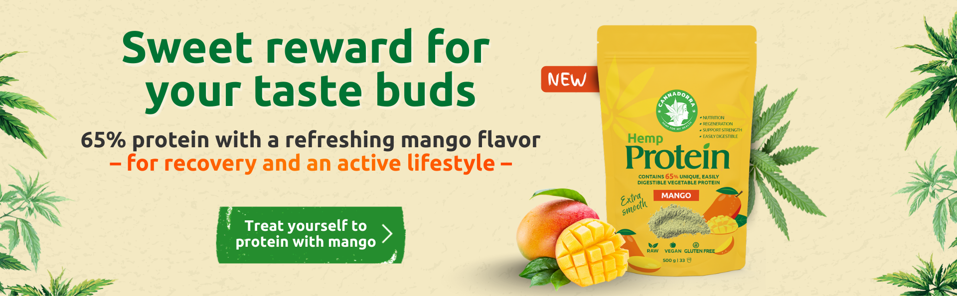 New: Hemp Protein with Mango