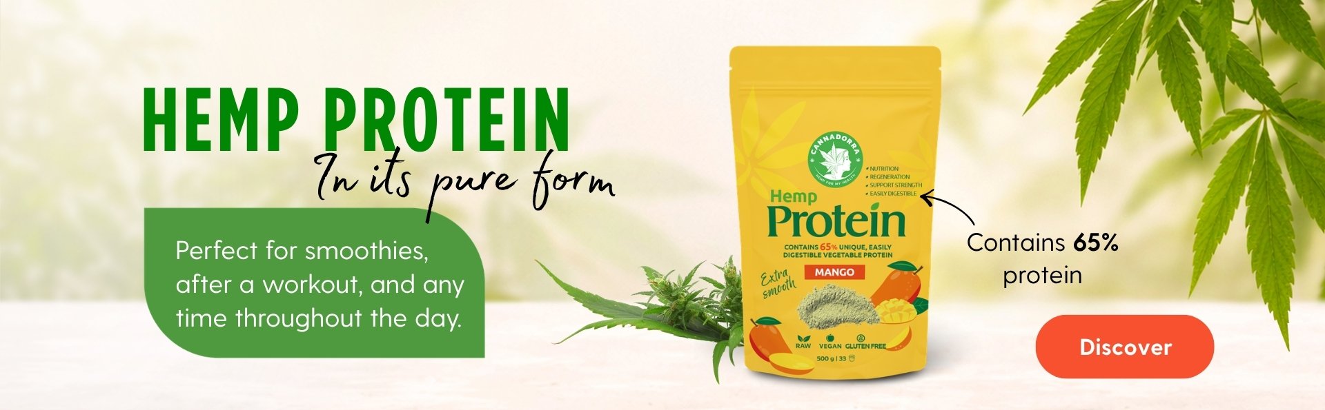 New: Hemp Protein with Mango