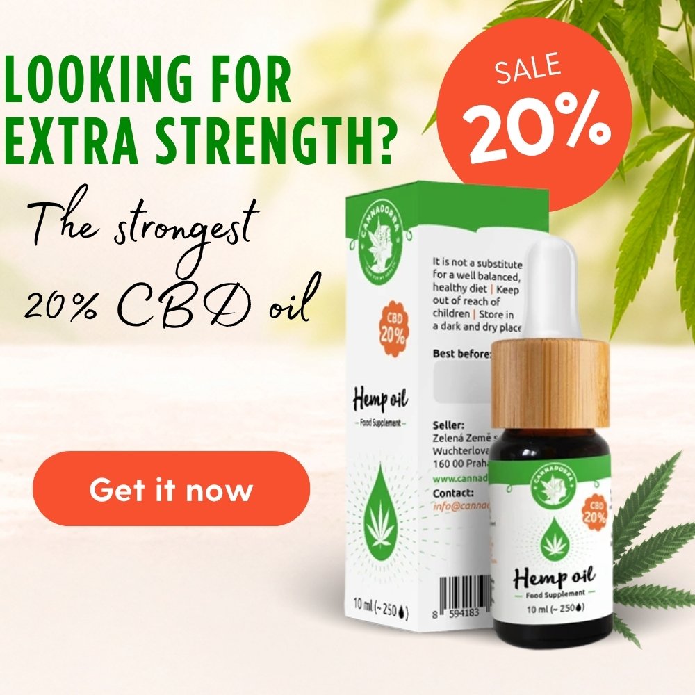 20% CBD oil Sale