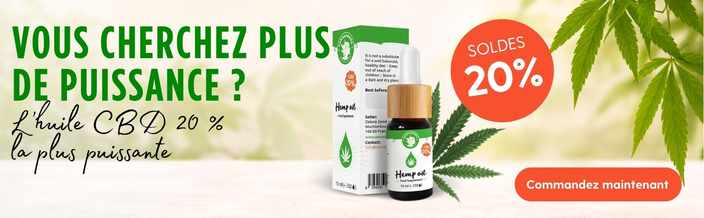 20% CBD oil sale