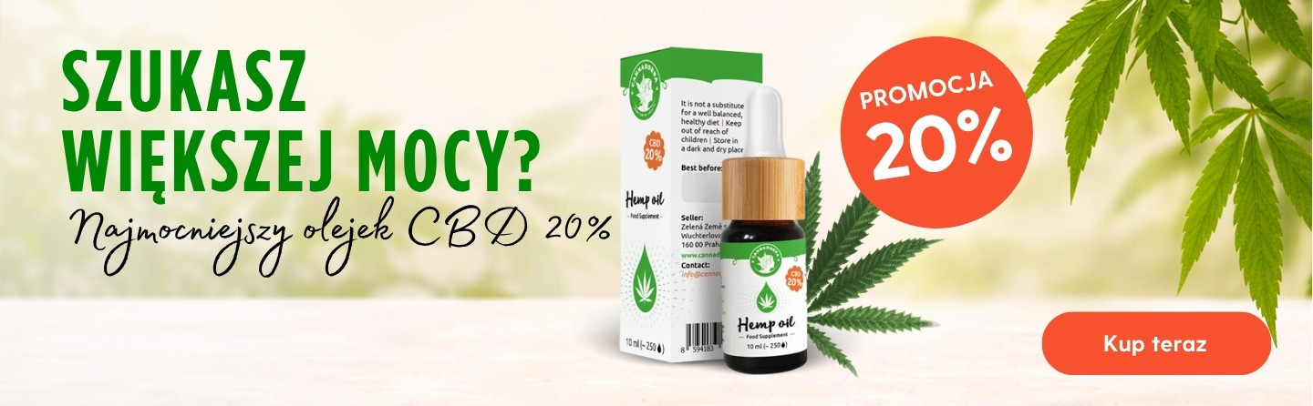 20% CBD oil sale
