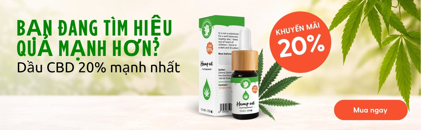 20% CBD oil sale