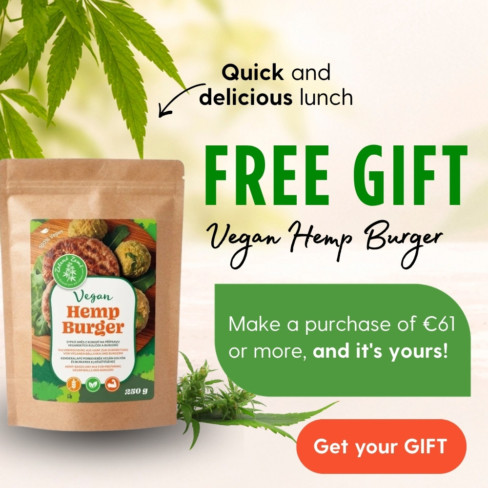 Free vegan hemp burger