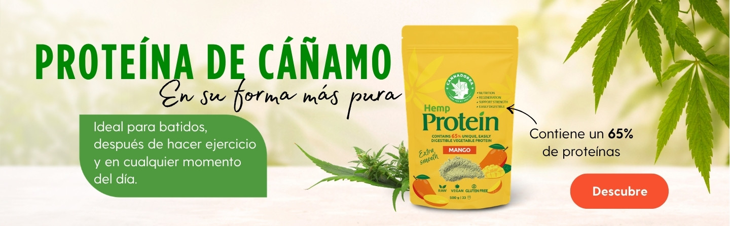 Nuevo: Proteína de cáñamo con mango