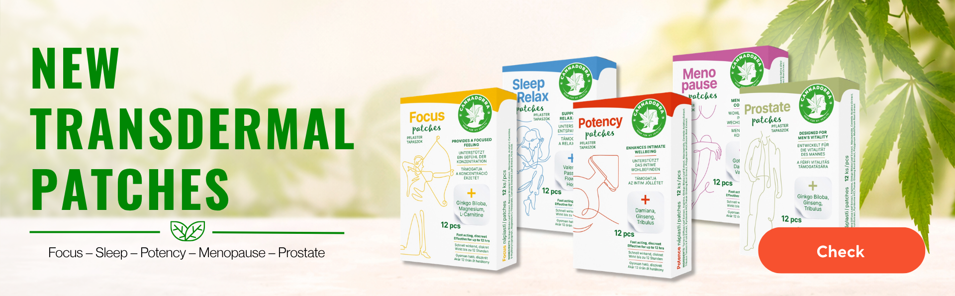 New transdermal patches