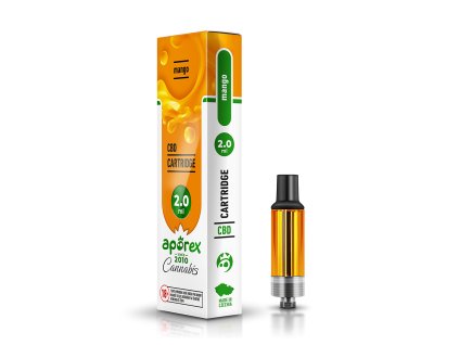 647 aporex cartridge c2 cbd box mango
