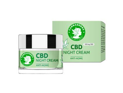 Crema de noche de CBD, 50 ml