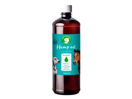 Hemp oil for animals, 1000ml