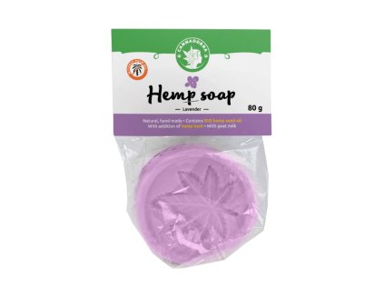 Sapone alla canapa - Lavanda 80 g