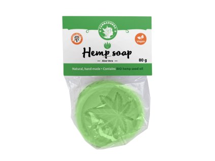 Savon au chanvre à l'Aloe Vera 80 g