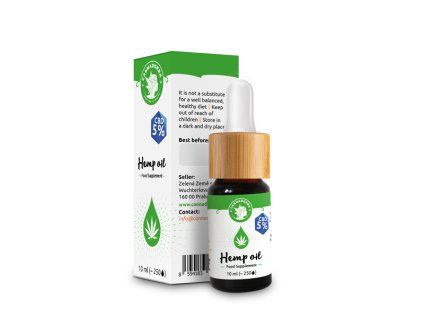 CBD olaj 5% , broad-spectrum, (THC mentes), 10ml