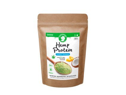 Protéine de chanvre 500 g – Noix de coco et Ananas