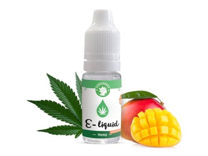 E-течност със CBD, аромат на коноп - Mangokush, 10ml