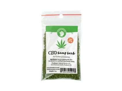 Iarbă CBD 4 % pentru vaporizare, 5 g