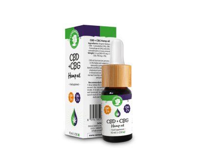 Huile de chanvre CBD 5 % + CBG 2 %, 10 ml