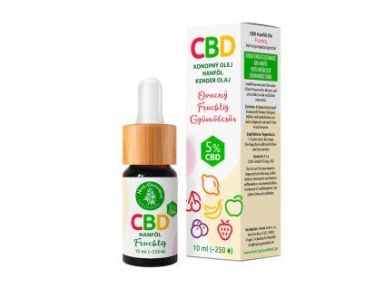 CBD olaj gyümölcs ízzel 5%, 10ml