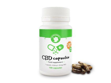 Cápsulas de CBD - 100 cápsulas (* 1000 mg CBD)