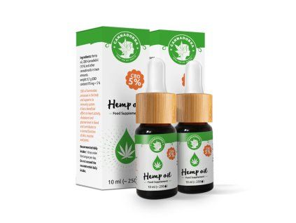 Huile de chanvre CBD 5 %, 20 ml (2x10 ml)