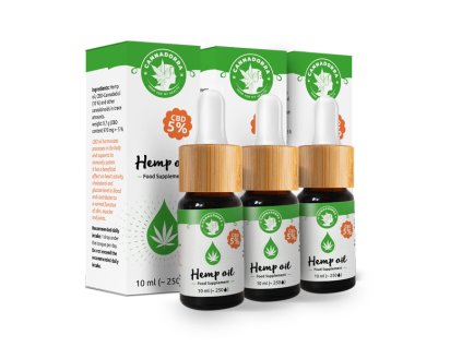 Aceite de cáñamo CBD 5%, 30ml (3x10ml)