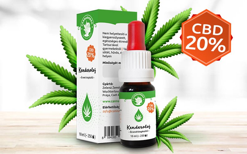 20% CBD olaj - A maga nemében legerősebb
