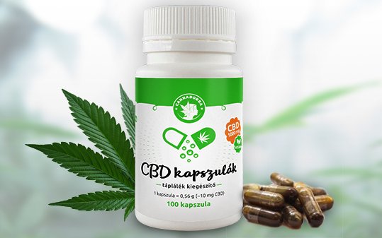 CBD kapszula - újdonság a legegyszerűbb CBD adagolással