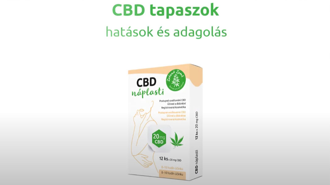 CBD tapaszok - hatások és adagolás