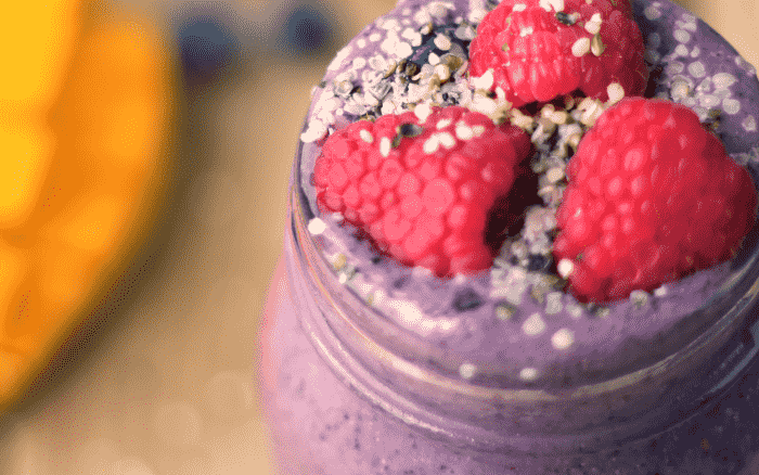 Mangós és bogyós kender turmix