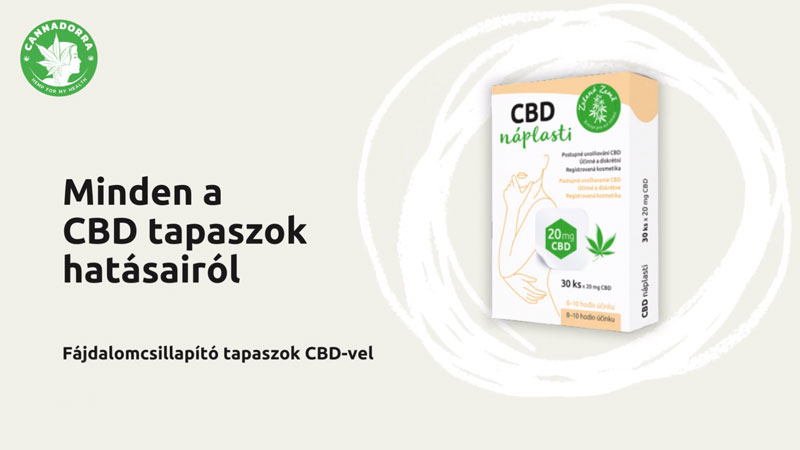 CBD tapasz hatásai és használata
