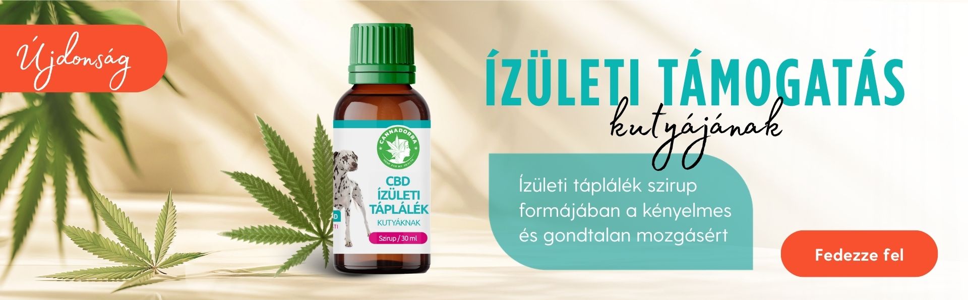 Újdonság – folyékony ízületi táplálék kutyáknak