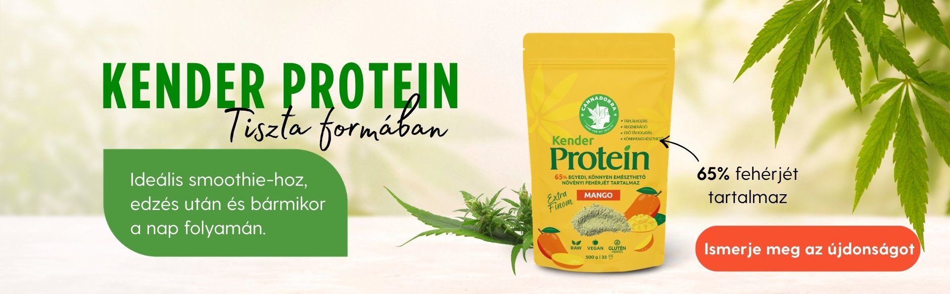 Újdonság: Mangós kenderprotein