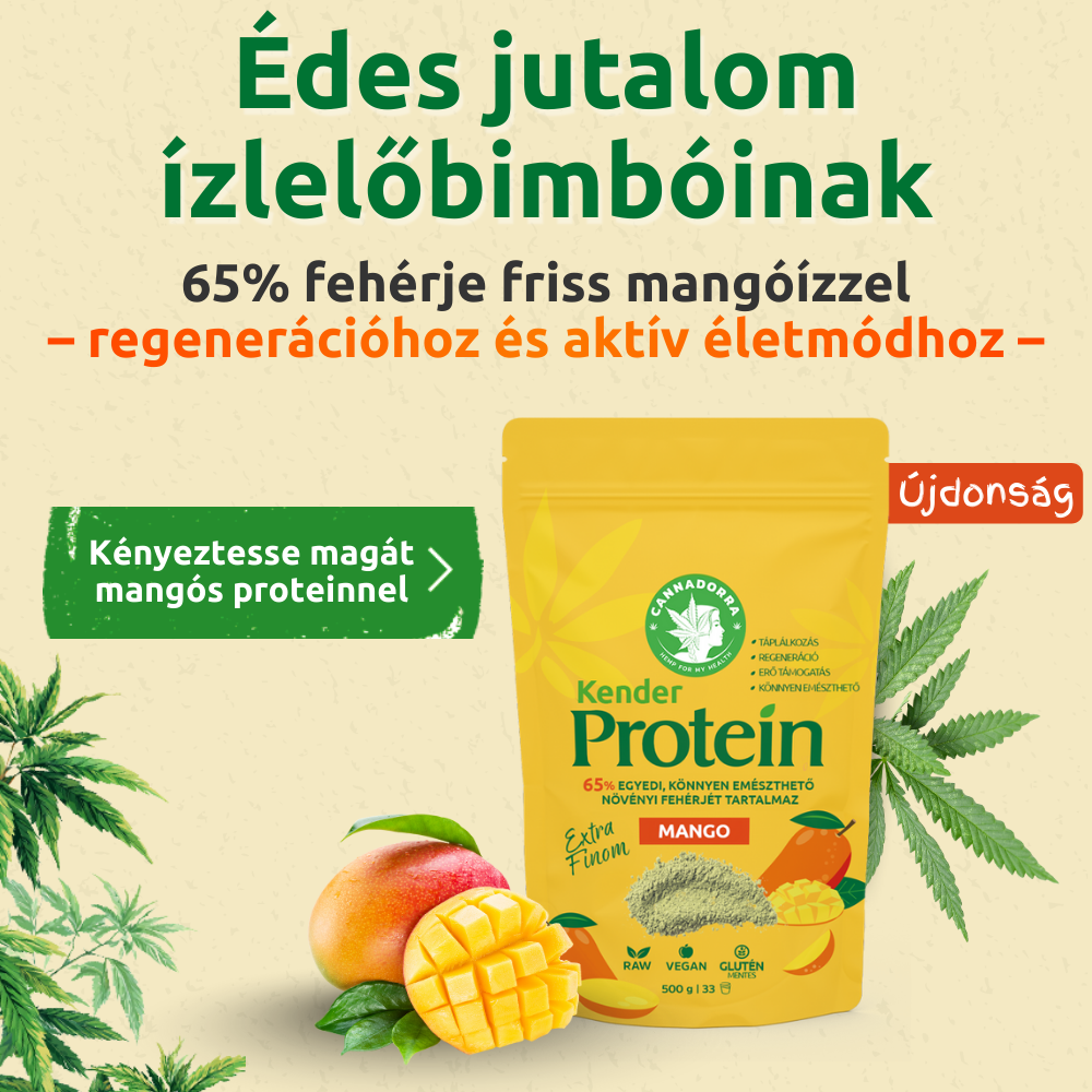 Újdonság: Mangós kenderprotein