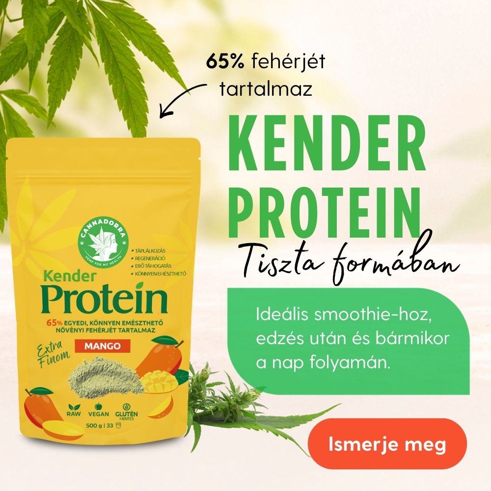 Újdonság: Mangós kenderprotein