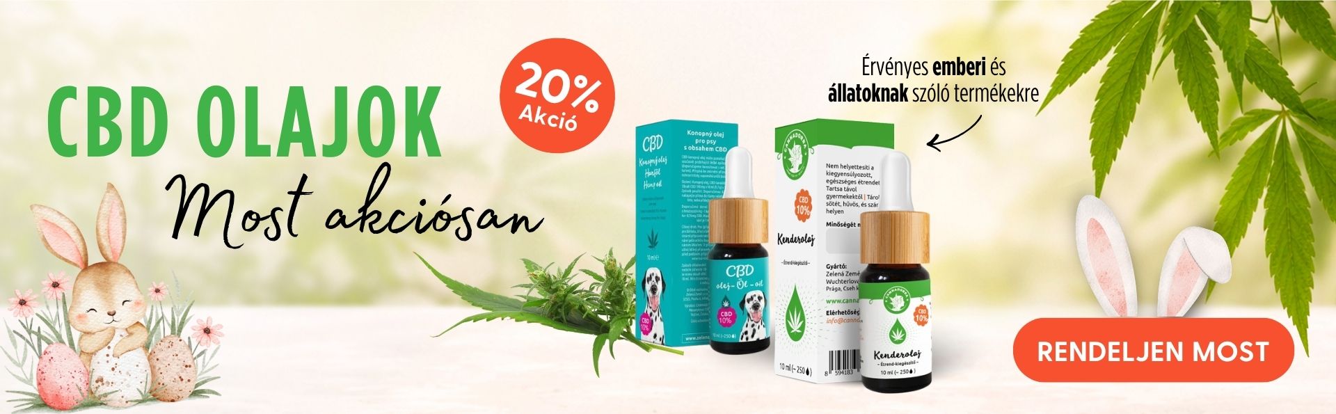 CBD olajok Most Akciósan