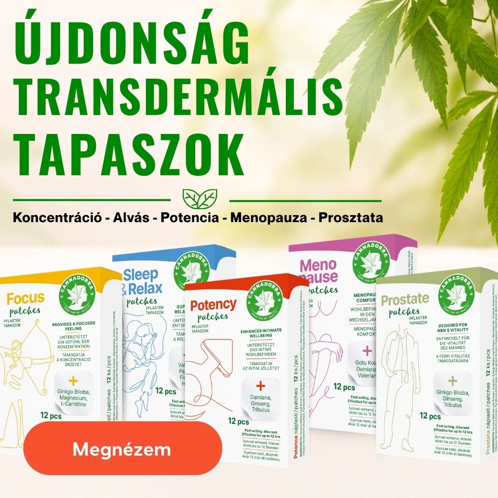 Újdonság TRANSDERMÁLIS TAPASZOK
