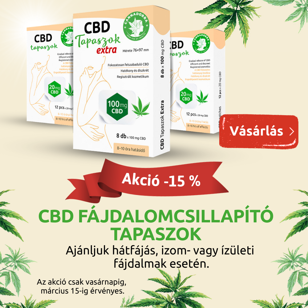CBD tapasz Akció