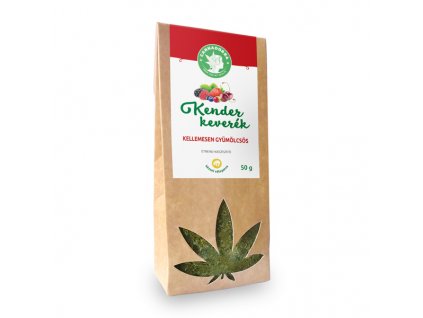 Konopny caj mockup HU fruit