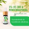CBD olaj gyümölcs ízzel 5%, 10ml
