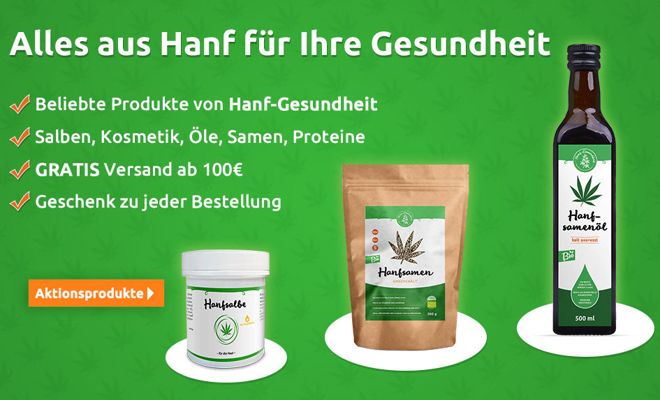 Alles aus Hanf für Ihre Gesundheit
