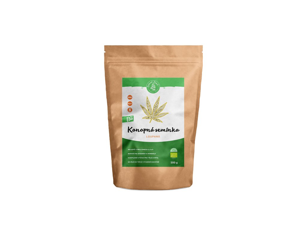 Nasiona konopi łuskane BIO 500g