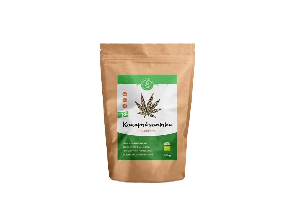 Nasiona konopi niełuskane BIO 500g