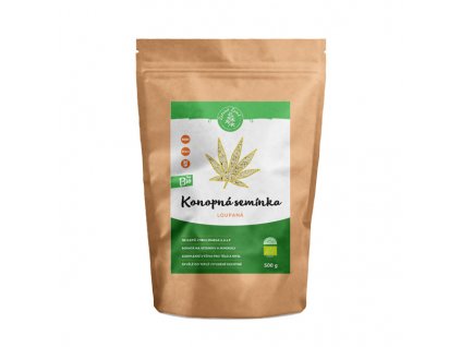 Konopné semínko loupané BIO 500 g - Zelená Země