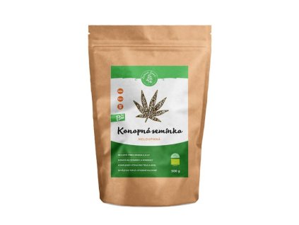 Konopné semínko neloupané BIO 500 g  - Zelená Země