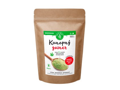 Konopný gainer Fitness 1 kg - Zelená Země