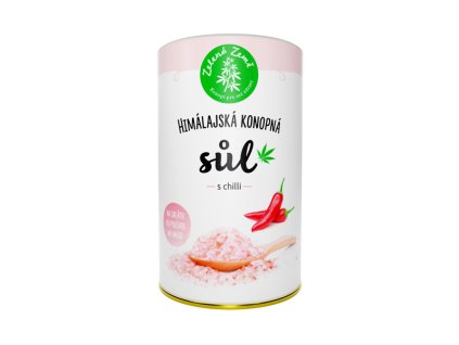 Konopná sůl s CHILLI 165 g - Zelená Země